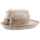 Chapeau Mariage Gris en Sisal Luce ANCIENNES COLLECTIONS divers