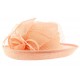 Chapeau Mariage Rose Saumon en sisal Luce ANCIENNES COLLECTIONS divers