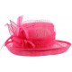 Chapeau Mariage Rose Fuchsia en sisal Luce ANCIENNES COLLECTIONS divers