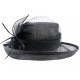 Chapeau Mariage Bleu Marine en sisal Luce ANCIENNES COLLECTIONS divers