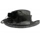 Chapeau Mariage Noir Bora en paille sisal ANCIENNES COLLECTIONS divers