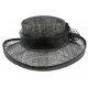 Chapeau Mariage Noir Bora en paille sisal ANCIENNES COLLECTIONS divers