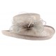 Chapeau Mariage Gris Bora en paille sisal ANCIENNES COLLECTIONS divers