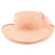 Chapeau Mariage Rose Saumon Bora en paille sisal ANCIENNES COLLECTIONS divers