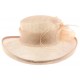 Chapeau Mariage Marron Clair Bora en paille sisal ANCIENNES COLLECTIONS divers