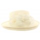 Chapeau Mariage Ecru Bora en paille sisal ANCIENNES COLLECTIONS divers