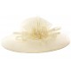 Chapeau Mariage Ecru Nymphea en paille sisal ANCIENNES COLLECTIONS divers