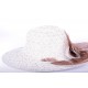 Chapeau cérémonie Lutine en mottled blanche et marron ANCIENNES COLLECTIONS divers