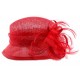 Chapeau Mariage Rouge Jeda en paille sisal ANCIENNES COLLECTIONS divers