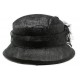 Chapeau Mariage Noir Jeda en paille sisal ANCIENNES COLLECTIONS divers