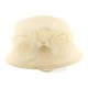 Chapeau Mariage Ecru Jeda en paille sisal ANCIENNES COLLECTIONS divers