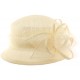 Chapeau Mariage Ecru Jeda en paille sisal ANCIENNES COLLECTIONS divers