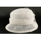 Chapeau Mariage Blanc Jeda en paille sisal ANCIENNES COLLECTIONS divers