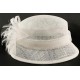 Chapeau Mariage Blanc Jeda en paille sisal ANCIENNES COLLECTIONS divers