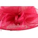 Chapeau Mariage Fuchsia Bella en paille sisal ANCIENNES COLLECTIONS divers