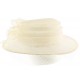 Chapeau Mariage Ecru Bella en paille sisal ANCIENNES COLLECTIONS divers