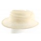 Chapeau Mariage Ecru Bella en paille sisal ANCIENNES COLLECTIONS divers