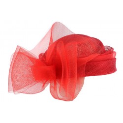 Chapeau Mariage Rouge Noa en paille sisal ANCIENNES COLLECTIONS divers