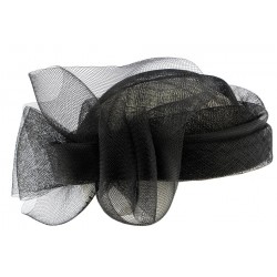 Chapeau Mariage Noir Noa en paille sisal ANCIENNES COLLECTIONS divers