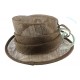 Chapeau Mariage Marron et Turquoise Ita en paille sisal ANCIENNES COLLECTIONS divers