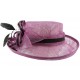 Chapeau Mariage Violet et noir Isa en paille sisal ANCIENNES COLLECTIONS divers