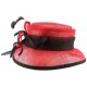 Chapeau Mariage Rouge et Noir Tulsa en paille sisal ANCIENNES COLLECTIONS divers