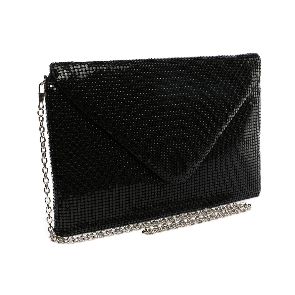 Minaudi re Noire Parma Sac Clutch Mariage sur Hatshowroom