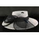 Chapeau mariage Blanc et noir Wichita en paille sisal ANCIENNES COLLECTIONS divers