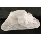 Chapeau mariage Blanc Ita en paille sisal ANCIENNES COLLECTIONS divers