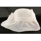 Chapeau mariage Blanc Ita en paille sisal ANCIENNES COLLECTIONS divers