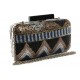 Minaudiere Bleu Noir et Argent Belia ANCIENNES COLLECTIONS divers