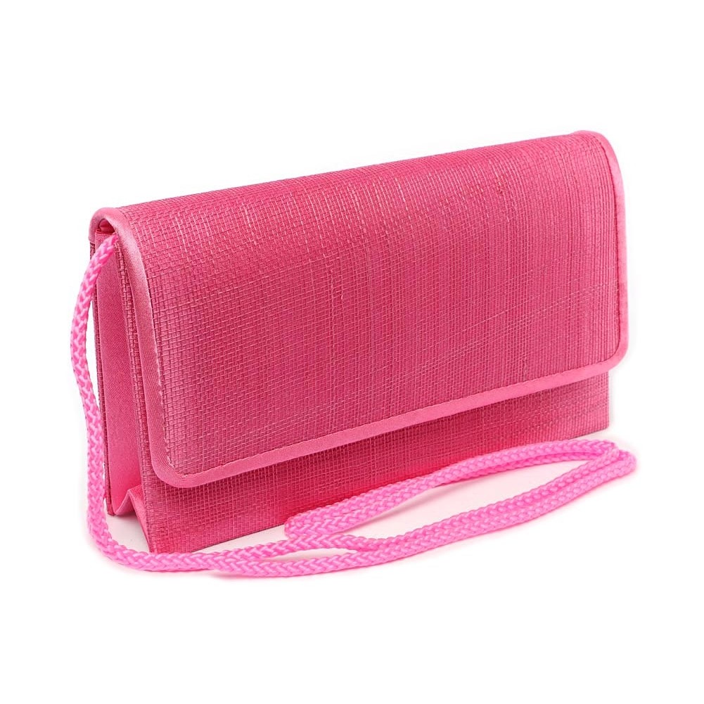 Trousse stylos en cuir rose fuchsia Le petit Souk - Le petit Souk