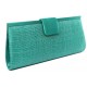 Pochette Mariage Vert Turquoise en sisal Sabine ANCIENNES COLLECTIONS divers