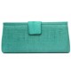 Pochette Mariage Vert Turquoise en sisal Sabine ANCIENNES COLLECTIONS divers