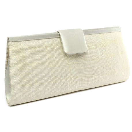 Pochette Mariage Ivoire en sisal Sabine ANCIENNES COLLECTIONS divers