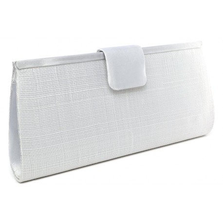 Pochette Mariage Blanche en sisal Sabine ANCIENNES COLLECTIONS divers