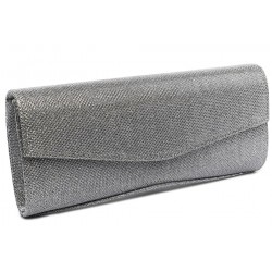 Pochette Mariage Grise Brillante Luxya ANCIENNES COLLECTIONS divers
