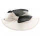 Chapeau mariage Noir et blanc Bluch en paille sisal ANCIENNES COLLECTIONS divers