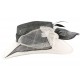 Chapeau mariage Noir et blanc Bluch en paille sisal ANCIENNES COLLECTIONS divers