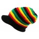 Casquette Bonnet Rasta Rouge Jaune Vert Rift BONNETS Nyls Création