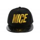 Snapback Noire Nice par JBB Couture CASQUETTES JBB COUTURE