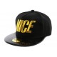 Snapback Noire Nice par JBB Couture CASQUETTES JBB COUTURE