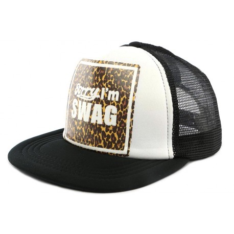 Casquette Trucker noire Swag par JBB Couture ANCIENNES COLLECTIONS divers