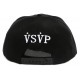 Snapback Noir VSVP par hip hop of honour ANCIENNES COLLECTIONS divers