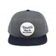 Snapback Brixton Grise bleu avec visière marine ANCIENNES COLLECTIONS divers