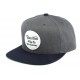 Snapback Brixton Grise bleu avec visière marine ANCIENNES COLLECTIONS divers