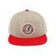 Casquette Grise et Rouge Brixton Rival ANCIENNES COLLECTIONS divers