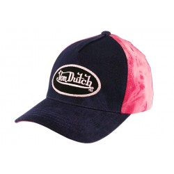 Casquette Baseball Marine et Fuchsia Kelly par Von Dutch ANCIENNES COLLECTIONS divers