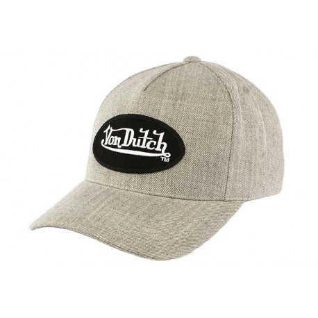 Casquette baseball Grise Bill par Von Dutch ANCIENNES COLLECTIONS divers