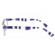 Lunettes Loupe monture Bleu Gala Dioptrie +2.5 ANCIENNES COLLECTIONS divers